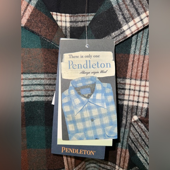 NWT Pendleton Original Board Shirt | 3X | Plaid Wool Button Up - Picture 8 of 9